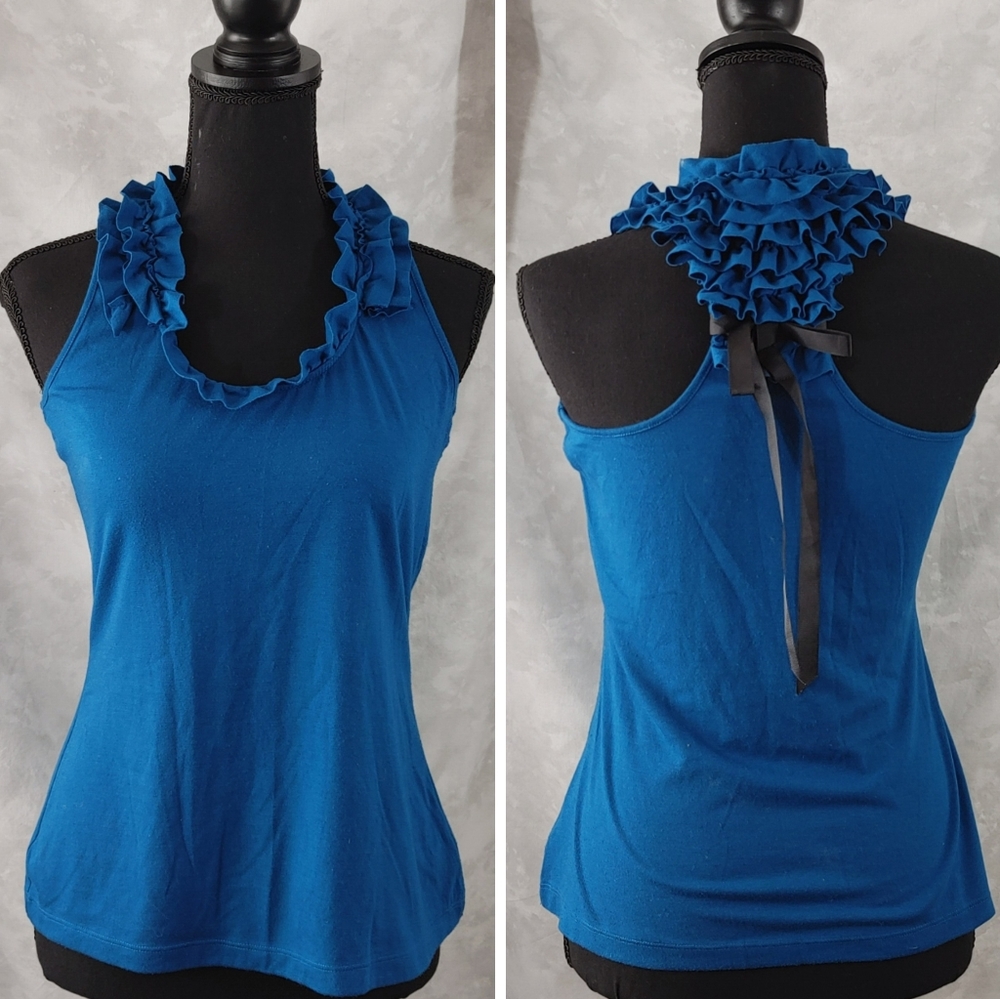 💙 Blue Racer-back Tank Top 💙